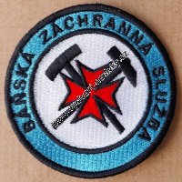 Vyšívaná nášivka Báňská záchranná služba