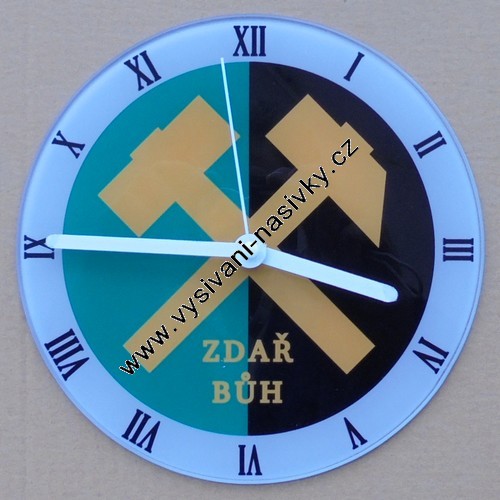 Hodiny hornické ZDAŘ BŮH - Kliknutím na obrázek zavřete
