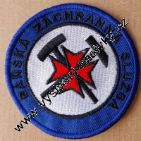 Vyšívaná nášivka Báňská záchranná služba