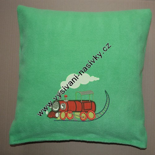 Polštář s výšivkou MAŠINKA - Kliknutím na obrázek zavřete
