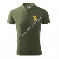 Polokošile khaki se 2 výšivkami Pohraniční stráž + veterán